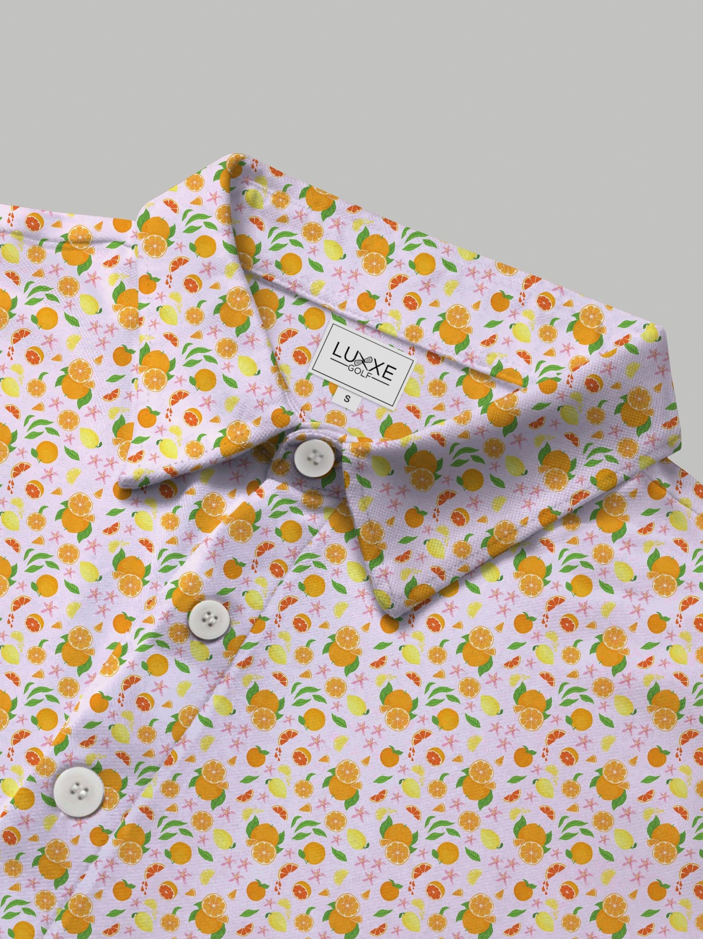 Orange Crush Polo - Luxxe Golf