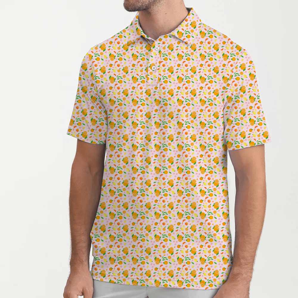 Orange Crush Polo - Luxxe Golf