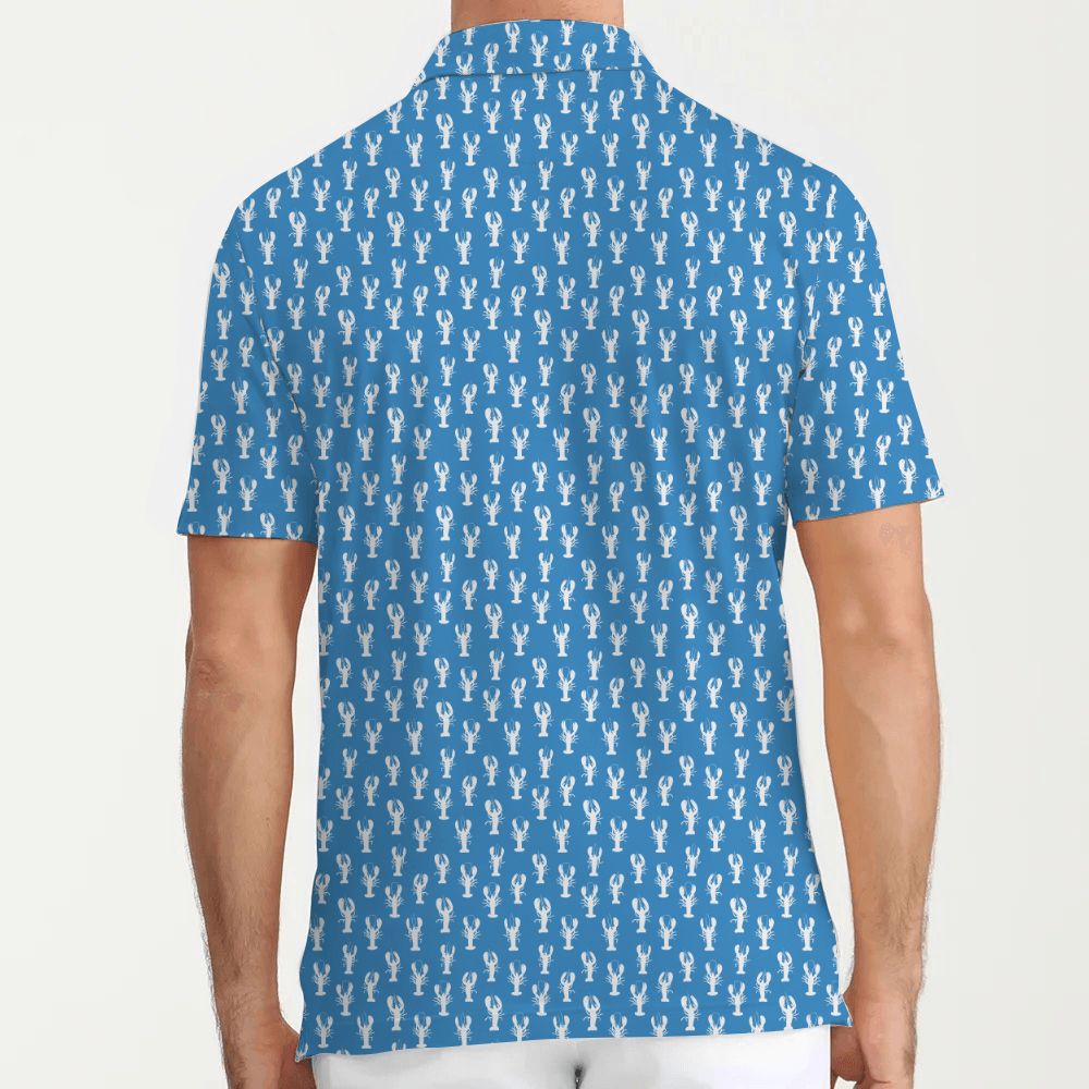 Blue Lobster Lover Polo - Luxxe Golf