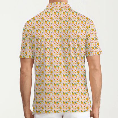 Orange Crush Polo - Luxxe Golf