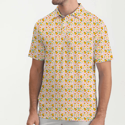 Orange Crush Polo - Luxxe Golf